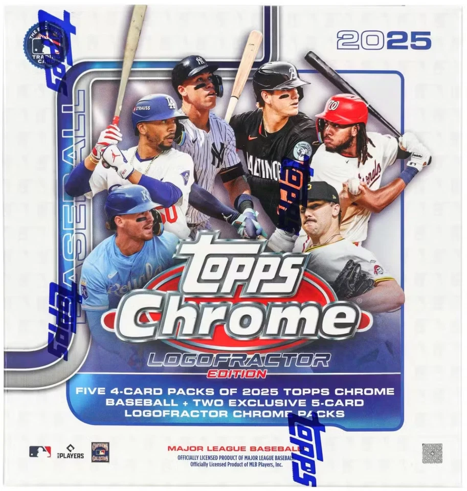 2025 TOPPS CHROME BASEBALL LOGOFRACTOR EDITION BOX - GREAT GIFT