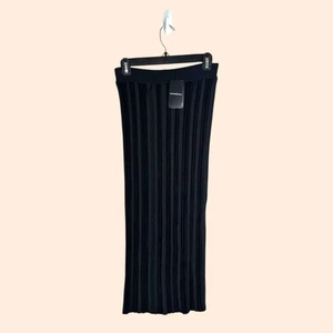 Emporio Armani Rib Knit Midi Skirt - Picture 1 of 10