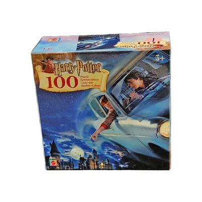 Harry Potter 100 piece puzzle 43530 Flying Car Harry Ron RARE Sealed 15" X 11.5" - Image 1 of 4