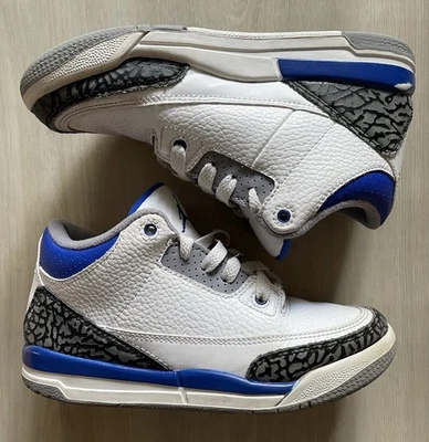 ZAPATOS JORDAN RETRO 3 RACER AZUL 429487-145 TALLA 1.5Y Foto 1 de 4