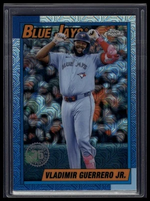 2025 Topps Vladimir Guerrero Jr. 1990 Topps Baseball 35th Anniversary Chrome - Image 1 of 2