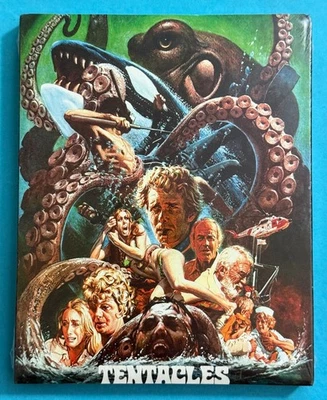 Tentacles (Blu-ray, KL Studio Classics, 1977 Horror Film, With Slipcover) SEALED - Imagem 1 de 2