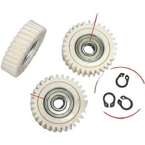 31T Spiral Nylon Gear 42mm Outer Diameter 12mm Thickness with 608 Bearing - Picture 1 of 9
