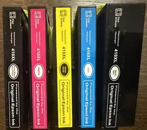 5pk Repuesto para Epson 410XL Negro 410 Colores XP530 XP630 XP830 XP640 XP635 - Imagen 1 de 2