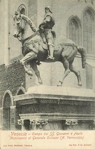 Postcard Italy Undivided C. 1906 Bartolomeo Colleoni Monument Unposted - Picture 1 of 2