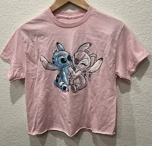 Disney Lilo & Stitch Angel And Stitch Crop Top Size:S - Picture 1 of 6