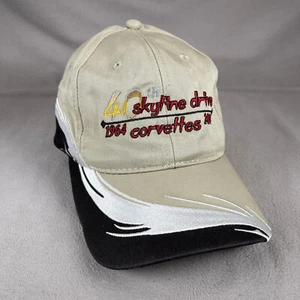 Sombrero 40th Skyline Drive 2004 para hombre talla única beige con tirantes todavía Cruisin Corvette - Imagen 1 de 10