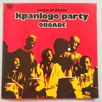 Music of Ghana  OBOADE Kpanlogo Party Lyrichord Vinyl Album LLST 7251 - Image 1 of 4