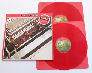 THE BEATLES 1962-1966 RED VINYL 2 x LP Rare Original UK Factory Sample Promo EX - Bild 1 von 16