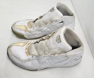 2009 Jordan Jeter Captain White Metallic Silver-Size US 14 - Picture 1 of 10