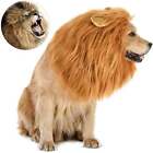 Funny Pet Hat Lion Mane for Dogs Cat Cosplay Dress up Puppy Lion Wig Costume Par