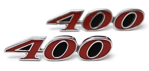 "NUEVOS 69 emblemas de capucha Buick GS ""400"/para 1969 Gran Sport par de insignias hechas en EE. UU. - Imagen 1 de 9