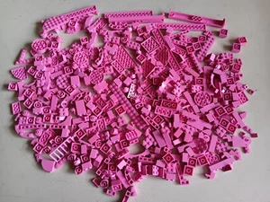LEGO GROSSPACKUNG 488 DUNKELROSA STEINE PLATTEN SCHRÄGE & SPEZIALSTÜCKE - Bild 1 von 3