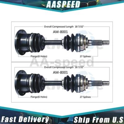 Eje delantero conjunto CV para AMC Eagle 1988 1987 1986 1985 1984 1983 1982 1981 Foto 1 de 2