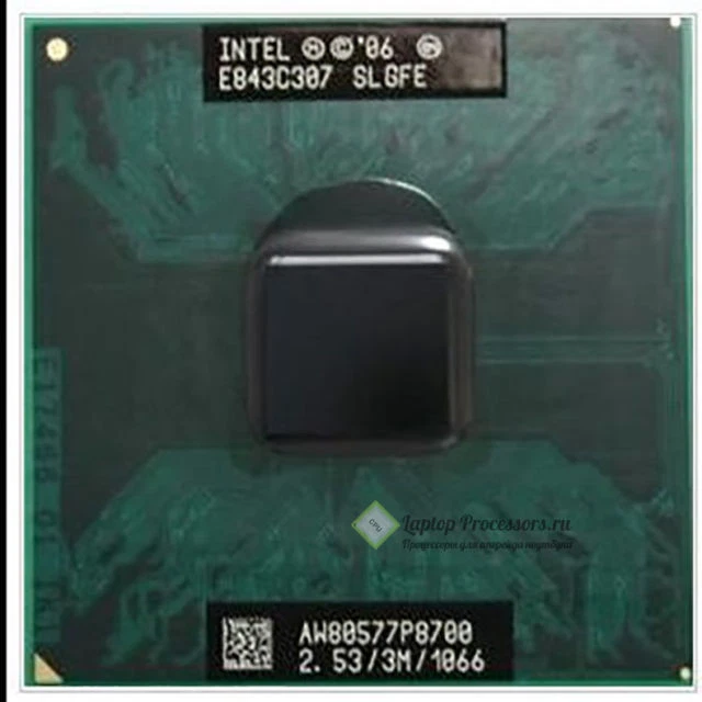 SLGFE Intel Core 2 Duo Mobile P8700 2.53GHz 1066MHz Socket CPU Processor - Image 1 of 1