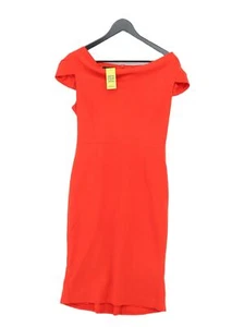 Next Women's Midi Dress UK 8 Orange Polyester with Elastane, Viscose Bodycon - Picture 1 of 6