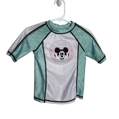 Disney Parks Mickey Mouse Rashguard Swim Shirt Boy's Size 3 Multicolor - Image 1 of 4