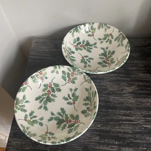 Royal Stafford Pair Of Holly Pasta Bowls Bowl New - Picture 1 of 7