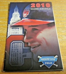 Cleveland Indians 2010 Season Team Pocket Schedule MLB Baseball - Picture 1 of 2