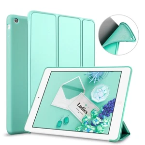 For iPad 5/6/7/8/9th 10.2 Air 5/4 Mini Pro 11 Magnetic Silicone Smart Case Cover - Picture 1 of 28