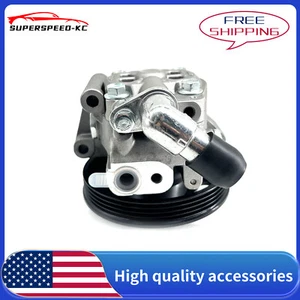 Power Steering Pump w/ Pulley for 2011-2014 Ford Edge 2011-2015 Lincoln MKX - Picture 1 of 13
