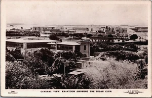 Sudan Soudan Khartoum General View showing the Sudan Club Vintage RPPC B161 - Picture 1 of 2