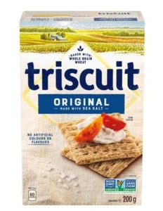 12 Boxes Of Triscuit Original Crackers Made With Sea Salt 200g Each From Canada - Picture 1 of 1