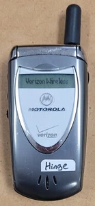 Motorola V60s - Silver and Gray ( Verizon ) Rare Cellular Flip Phone - READ - Picture 1 of 7