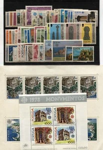 Thema Europa Jahr 1978 Komplett 65 Briefmarken + 2 Hb - Bild 1 von 1
