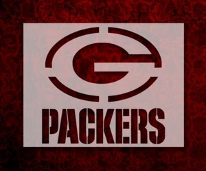 Green Bay Packers 11" x 8.5" Custom Stencil FAST FREE SHIPPING (472) - Picture 1 of 1