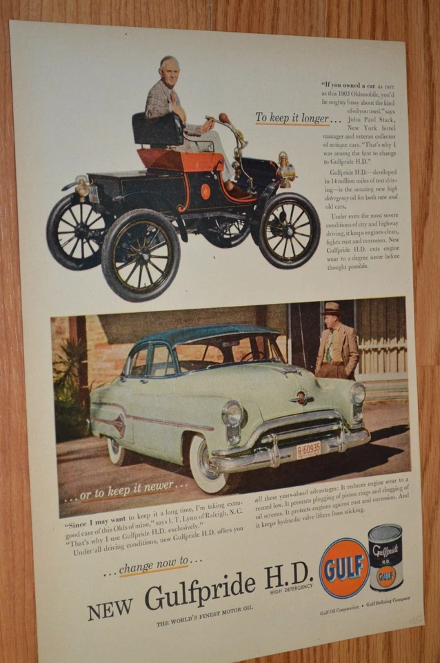 1951 OLDSMOBILE ROCKET 98 HOLIDAY ORIGINAL VINTAGE ADVERTISEMENT PRINT AD 51 - Image 1 of 1