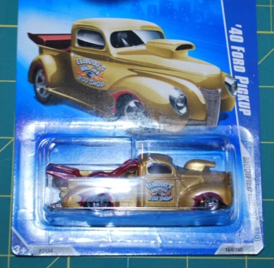 2009 Hot Wheels Modified Rides - '40 Ford Pickup - Gold - Image 1 of 3