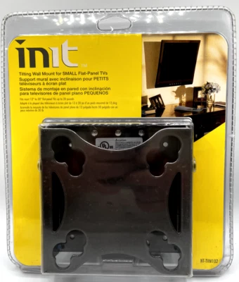 Init Tilting Wall Mount for TV Low Profile 13"-30" 30 Pound Television NT-TVM102 - Image 1 of 3