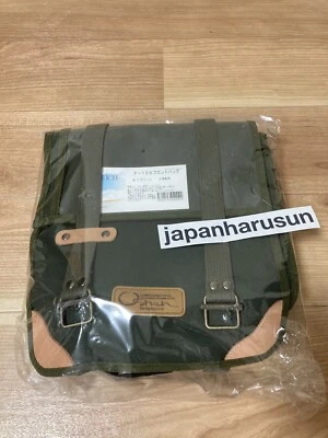 Ostrich F-106 Handlebar bag Green 13.9L Front Bag Cotton W10.6'×H9.4'×D7.8' - Image 1 of 4