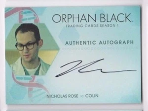 Cryptozoic Orphan Black Staffel 1 Autogrammkarte Nicholas Rose NR - Bild 1 von 1
