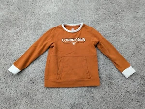 Rivalry Threads 91 Sweater Youth Unisex Medium Pullover Orange Texas Longhorns - Picture 1 of 9