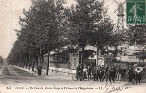 CPA 59 LILLE - Un Coin du Moulin Rouge et l'Avenue - Imagen 1 de 2