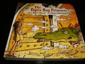 The Paper Bag Princess by Robert Munsch, Board Book, Good-Shape, 2016.