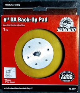 GatorGrit 6" Universal DA Sanding Pad PSA - Picture 1 of 4