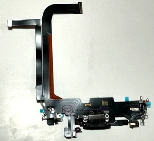 ORIGINAL iPhone 13 Pro Max Charging Port Connector with Flex Audio, WHITE - Photo 1 sur 9