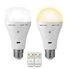 USB C Rechargeable Light Bulb Remote Touch Control Dimmable LED Warm White Light