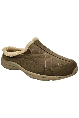 Easy Spirit Women's BCozy Travelfuzz Mule Taupe - Image 1 of 3