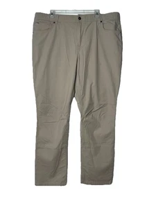 Columbia Sportswear Active Fit Pants Sz 40*(42”) X30 Tan Outdoor Hiking Camping - Picture 1 of 12