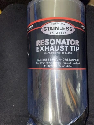 Punta de escape pulida redonda de acero inoxidable Spectre Performance de 3,75", SPE-22421 Foto 1 de 2