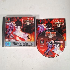 Tekken 3 Playstation PS1 Lucha Videojuego Manual PAL Platino - Imagen 1 de 8