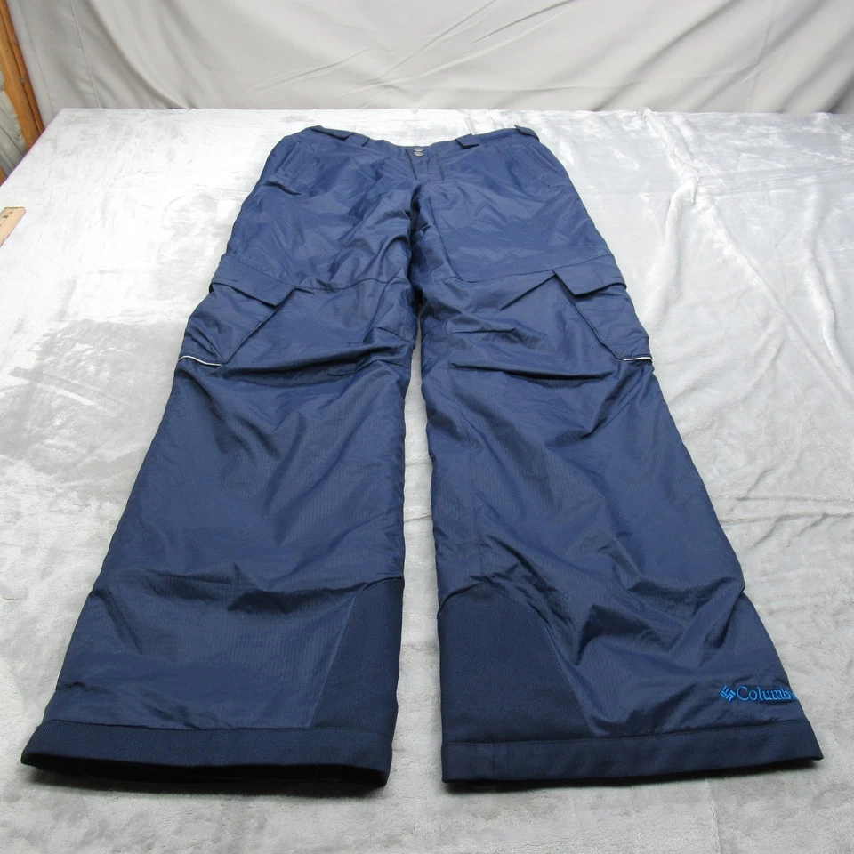 Columbia Pantalones de Nieve Niños Grandes 14/16 Azul Aislado Impermeable Snowboard 27x28 Foto 1 de 4