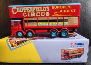 CORGI CLASSICS 97896 CHIPPERFIELDS CIRCUS POLE TRUCK LTD. ED. 1994 W/POSTER NIB - Picture 1 of 14