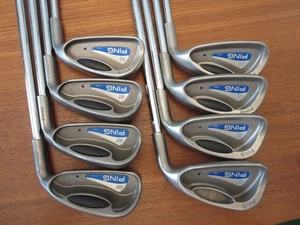 Ping G2 Blue Dot Iron Set 3-PW / Steel / Stiff Flex / 7 Iron missing back weight - Picture 1 of 21