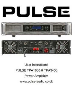 A Great Powerfull Sounding Pulse TPA3400 LCD PROFESSIONAL AMPLIFIER - Picture 1 of 9