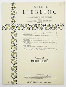 Luigi Arditi The Gypsy Sheet Music Arranged For Coloratura & Piano By Liebling - Picture 1 of 3